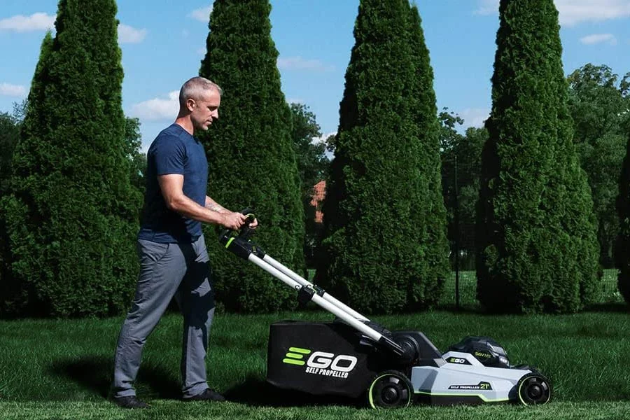 electric mulch lawn mower